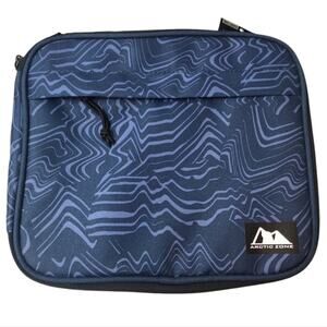 Arctic Zone Microbane Blue Lunch Box with Ice Pack NEW